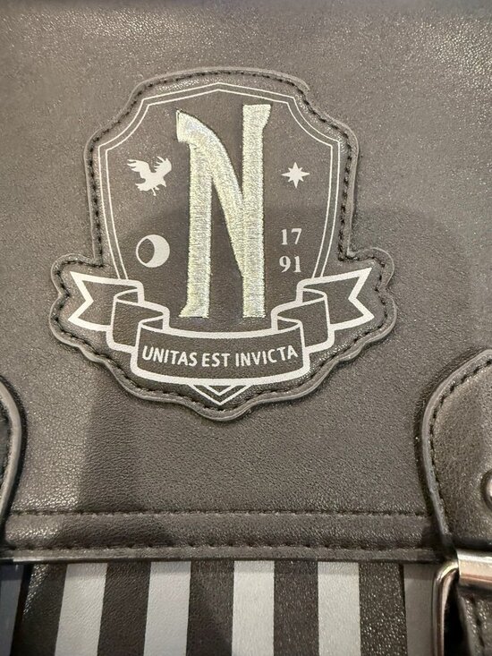 Wendesday Addams The Addams Family Nevermore Academy Large Backpack Gothic NWOT main image 3